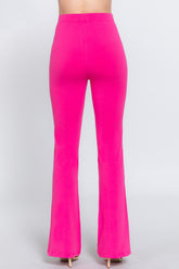 Comfortable Waist Elastic Slim Flare Yoga Pants - Breathable & Stylish Activewear